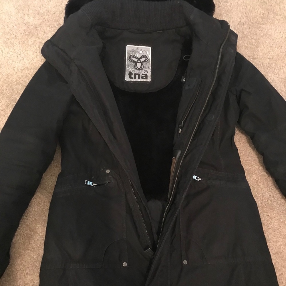 Aritzia TNA black coat